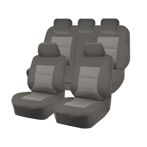 Seat Covers for MAZDA BT-50 FR UR 09/2015 - 06/2020 DUAL CAB FR GREY PREMIUM - Outbackers