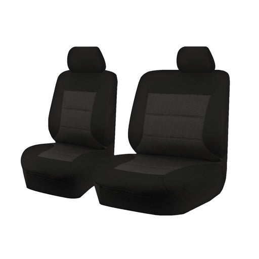 Premium Jacquard Seat Covers - For Chevrolet Colorado Rg Series Single Cab (2012-2016) - Outbackers
