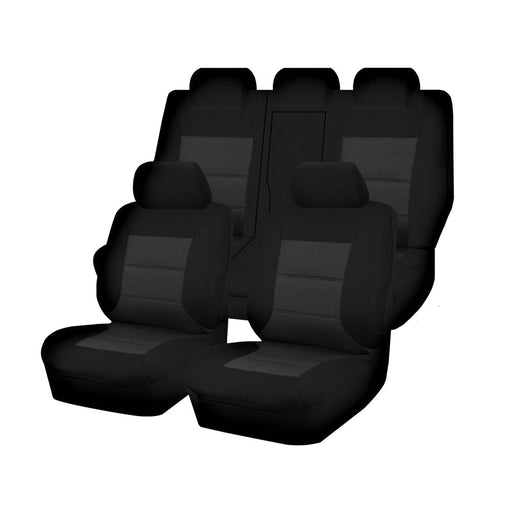 Premium Jacquard Seat Covers - For Mitsubishi Outlander Zj-Zk-Zl Series (2012-2022) - Outbackers