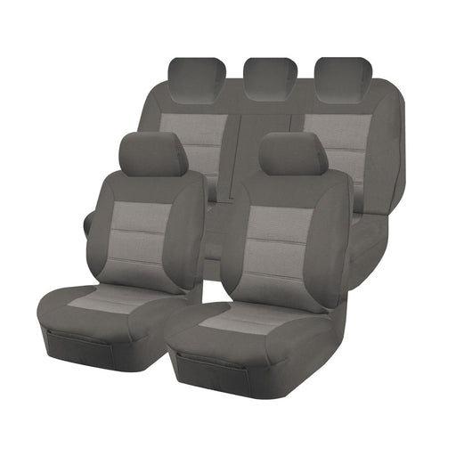 Premium Jacquard Seat Covers - For Ford Ranger Pxii-Pxiii Series Dual Cab (2015-2022) - Outbackers