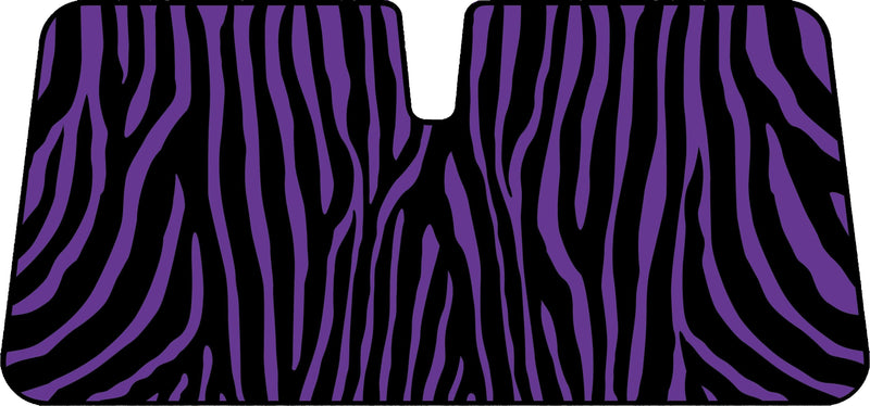 Premium Sun Shade [147cm x 68.5cm] - ZEBRA PURPLE - Outbackers
