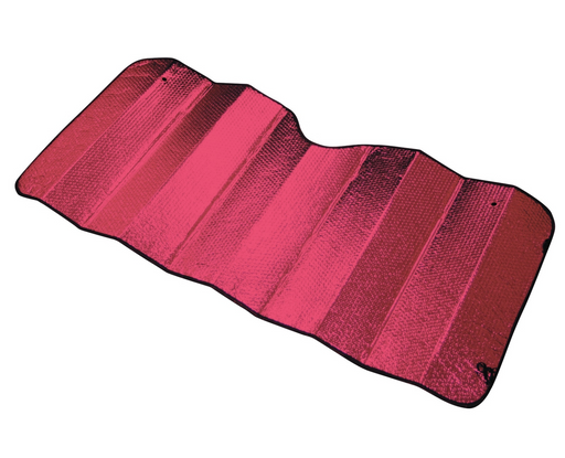 Reflective Sun Shade - Large [150cm x 70cm] - RED - Outbackers