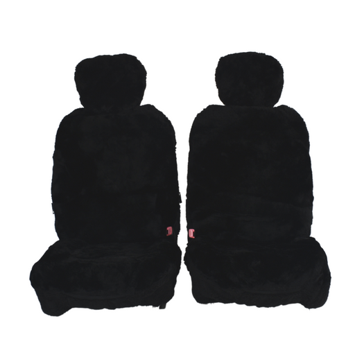Universal Size 30 Sheep Skin Fronts 12-14mm Black Comfy - Outbackers