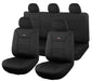 Seat Covers for MITSUBISHI PAJERO SPORTS QE SERIES 10/2015 - ON 4X4 SUV/WAGON 5 SEATERS FR BLACK SHARKSKIN Neoprene - Outbackers