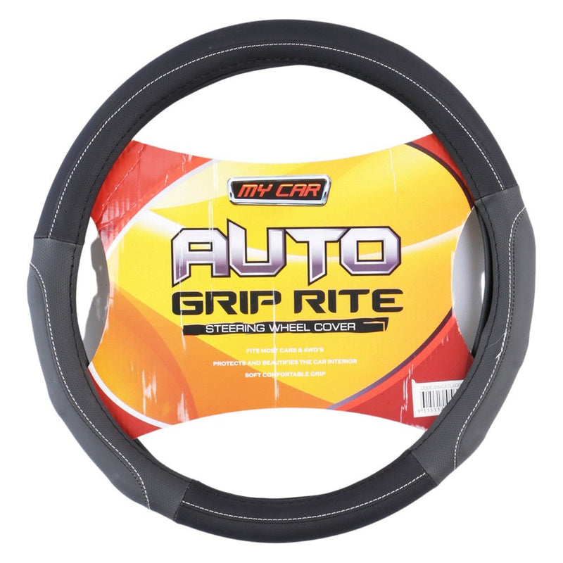 Atlanta Steering Wheel Cover - Grey - Outbackers