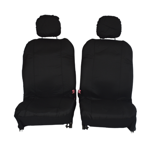 Canvas Seat Covers For Mazda Bt-50 11/2011-06/2020 Black Dual-Cab - Outbackers