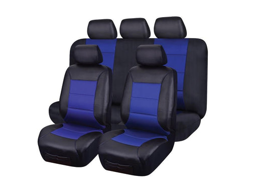 Universal El Toro Rear Seat Covers Size 06 | Black/Blue - Outbackers