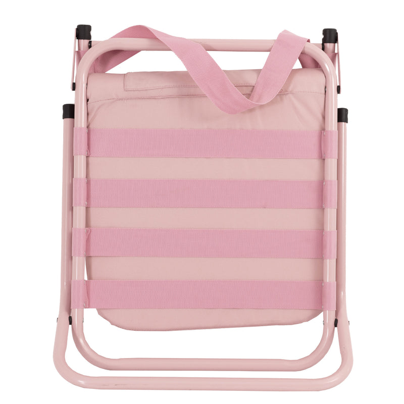 Havana Outdoors Beach Chair Portable Summer Camping Foldable Folding 2 Pack - Pink - Outbackers