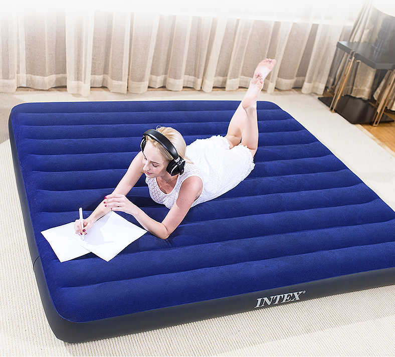 INTEX TWIN DURA-BEAM COMFORT-PLUSH AIRBED WITH BIP - Outbackers