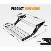Caravan Step Aluminium 200KG Pull Out Step Folding Camper Trailer Motorhome Step - Outbackers