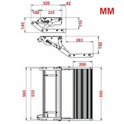 Caravan Step Aluminium 200KG Pull Out Step Folding Camper Trailer Motorhome Step - Outbackers