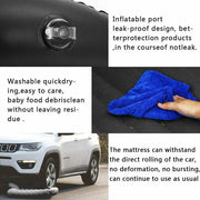 Inflatable Car Back Seat Mattress Portable Camping Travel Air Bed - Outbackers