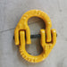2X 8mm Eye Sling Hook + Hammer Lock Safety Chain Caravan Trailer Connecting Extend - Outbackers