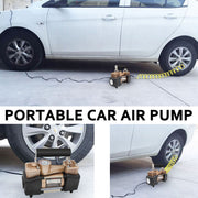 12V Car Air Compressor Tyre Deflator Inflator Auto Portable 4WD Truck Tire Pump - Outbackers