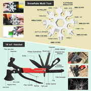 32 In 1 Emergency Survival Equipment Kit Camping SOS Tool Sports Tactical Hiking - Outbackers