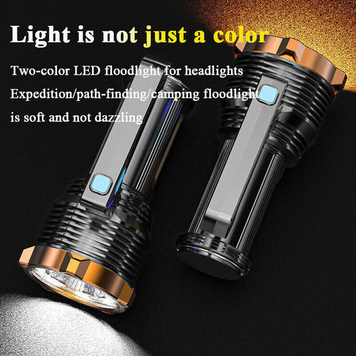 Super Bright 1,200,000 Lumen LED Headlamp - Rechargeable, Waterproof Headlight For Camping & Work