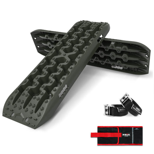 X-BULL Recovery Tracks Boards 4x4 4WD 10T 2PCS Offroad Vehicle Sand Mud Gen3.0 Olive - Outbackers