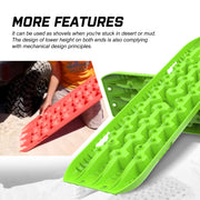 X-BULL Recovery tracks kit Boards Sand Mud Trucks 6pcs strap mounting 4x4 Sand Snow Car green GEN3.0 - Outbackers