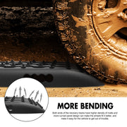 X-BULL KIT1 Recovery track Board Traction Sand trucks strap mounting 4x4 Sand Snow Car BALCK - Outbackers
