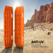 X-BULL KIT1 Recovery track Board Traction Sand trucks strap mounting 4x4 Sand Snow Car ORANGE - Outbackers