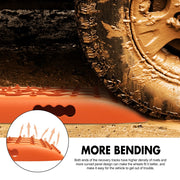 X-BULL KIT1 Recovery track Board Traction Sand trucks strap mounting 4x4 Sand Snow Car ORANGE - Outbackers