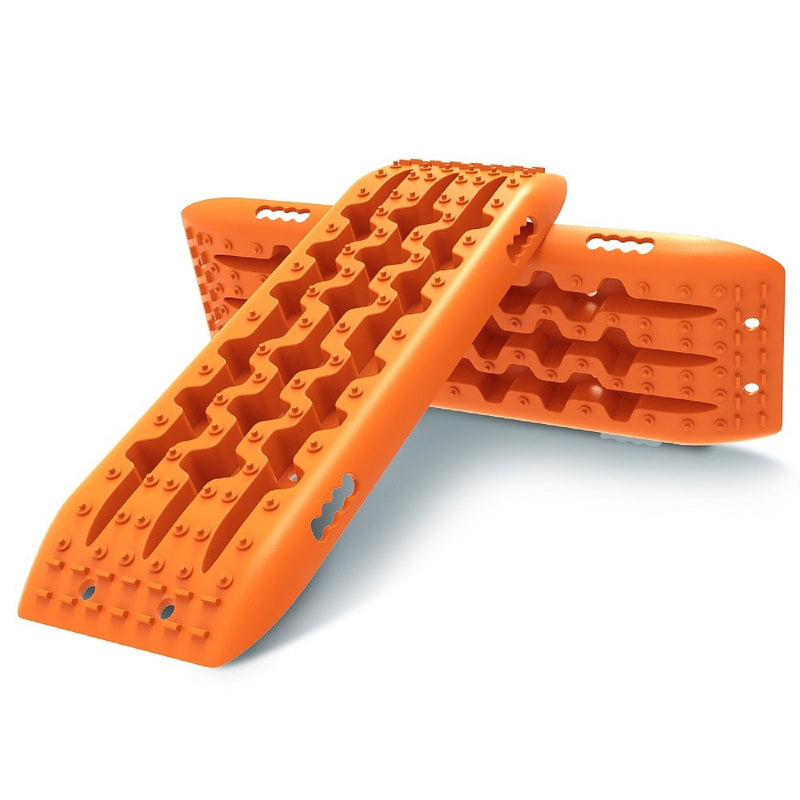 X-BULL KIT1 Recovery track Board Traction Sand trucks strap mounting 4x4 Sand Snow Car ORANGE - Outbackers