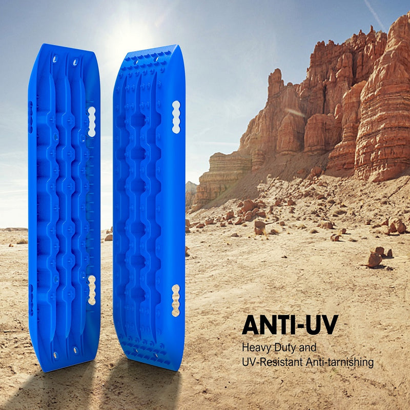 X-BULL 10 Pairs Recovery tracks 10T 4WD 4X4 / Sand tracks/ Mud tracks Gen 2.0 Blue - Outbackers