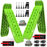 X-BULL Recovery tracks Boards 10T 2 Pairs Sand Mud Snow With Mounting Bolts pins Green - Outbackers