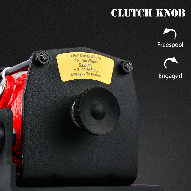 X-BULL Electric Winch 12V Wireless 3000lbs/1360kg Synthetic Rope BOAT ATV 4WD - Outbackers