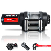 X-BULL Electric Winch 12V 4500LBS Steel Cable Wireless remote ATV UTV Boat Trailer - Outbackers