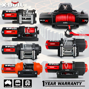 X-BULL Electric Winch 12V 4500LBS Synthetic Rope Wireless remote ATV UTV Boat Trailer - Outbackers