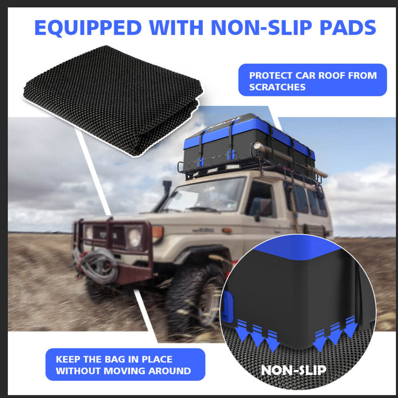 X-BULL Waterproof Car Roof Cargo Bag 595L Top Rack Carrier Luggage Storage Cube - Outbackers
