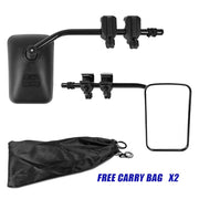 X-BULL Towing Mirrors Universal Multi Fit Clamp On 4X4 Caravan Trailer A Pair - Outbackers