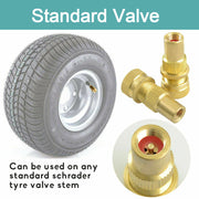 X-BULL Tyre Deflators Brass Air Deflator 0-60 PSI Tire Valve Core Tool Automatic - Outbackers