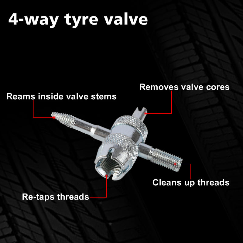 X-BULL Tyre Deflators Tire Automatic 4WD Pressure Gauge 4 Brass Deflator - Outbackers