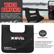 X-BULL 4X4 Recovery Kit Kinetic Recovery Rope Snatch Strap / 2PCS Recovery Tracks 4WD Gen3.0 Red - Outbackers