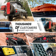 X-BULL Recovery tracks / Sand tracks / Mud tracks / Off Road 4WD 4x4 Car 2pcs Gen 3.0 - Olive - Outbackers