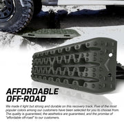 X-BULL Recovery tracks / Sand tracks / Mud tracks / Off Road 4WD 4x4 Car 2pcs Gen 3.0 - Olive - Outbackers