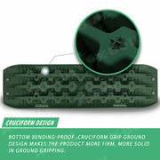 X-BULL Recovery tracks / Sand tracks / Mud tracks / Off Road 4WD 4x4 Car 2 Pairs Gen 3.0 - Olive - Outbackers