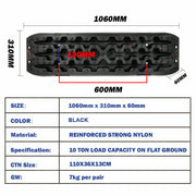 X-BULL Recovery tracks / Sand tracks / Mud tracks / Off Road 4WD 4x4 Car 2 Pairs Gen 3.0 - Black - Outbackers