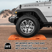 X-BULL Recovery tracks Sand 4x4 4WD Snow Mud Car Vehicles ATV 2pcs Gen 3.0 - Orange - Outbackers