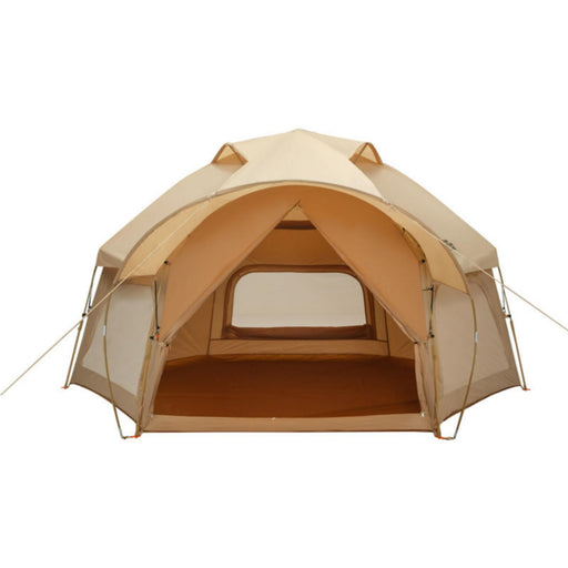 Large Space Luxury Frog Hexagonal Tent 5-8 Person Double Layer - Khaki - Outbackers