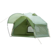 Large Space Luxury Frog Hexagonal Tent 5-8 Person Double Layer - Green - Outbackers