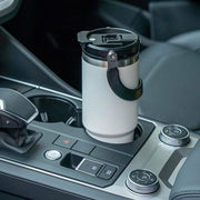 600ML Black Stainless Steel Travel Mug with Leak-proof 2-in-1 Straw and Sip Lid, Vacuum Insulated Coffee Mug for Car, Office, Perfect Gifts, Keeps Liquids Hot or Cold - Outbackers