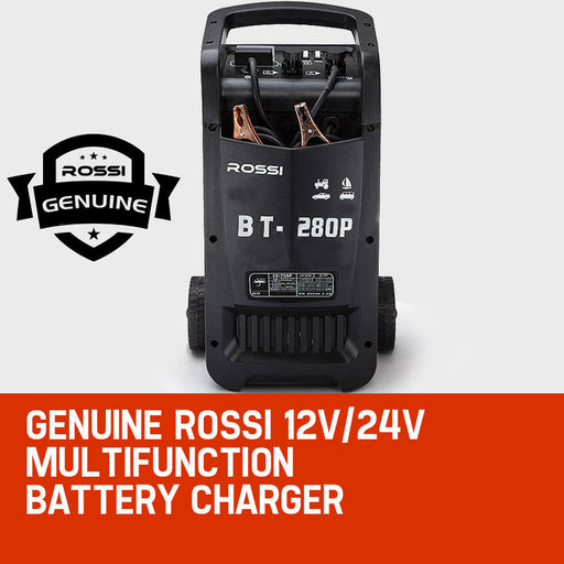 ROSSI Car Battery Charger 280A 12v/24v Jump Starter ATV Boat Truck Tractor - Outbackers