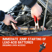 ROSSI Car Battery Charger 280A 12v/24v Jump Starter ATV Boat Truck Tractor - Outbackers