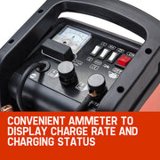 ROSSI Car Battery Charger 280A 12v/24v Jump Starter ATV Boat Truck Tractor - Outbackers