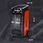 ROSSI Car Battery Charger 280A 12v/24v Jump Starter ATV Boat Truck Tractor - Outbackers