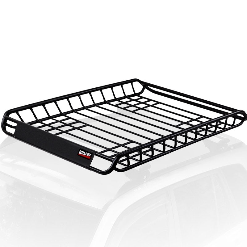 BULLET Universal Roof Rack Basket - Car Luggage Carrier Steel Cage Vehicle Cargo - Outbackers