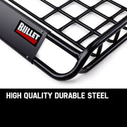 BULLET Universal Roof Rack Basket - Car Luggage Carrier Steel Cage Vehicle Cargo - Outbackers
